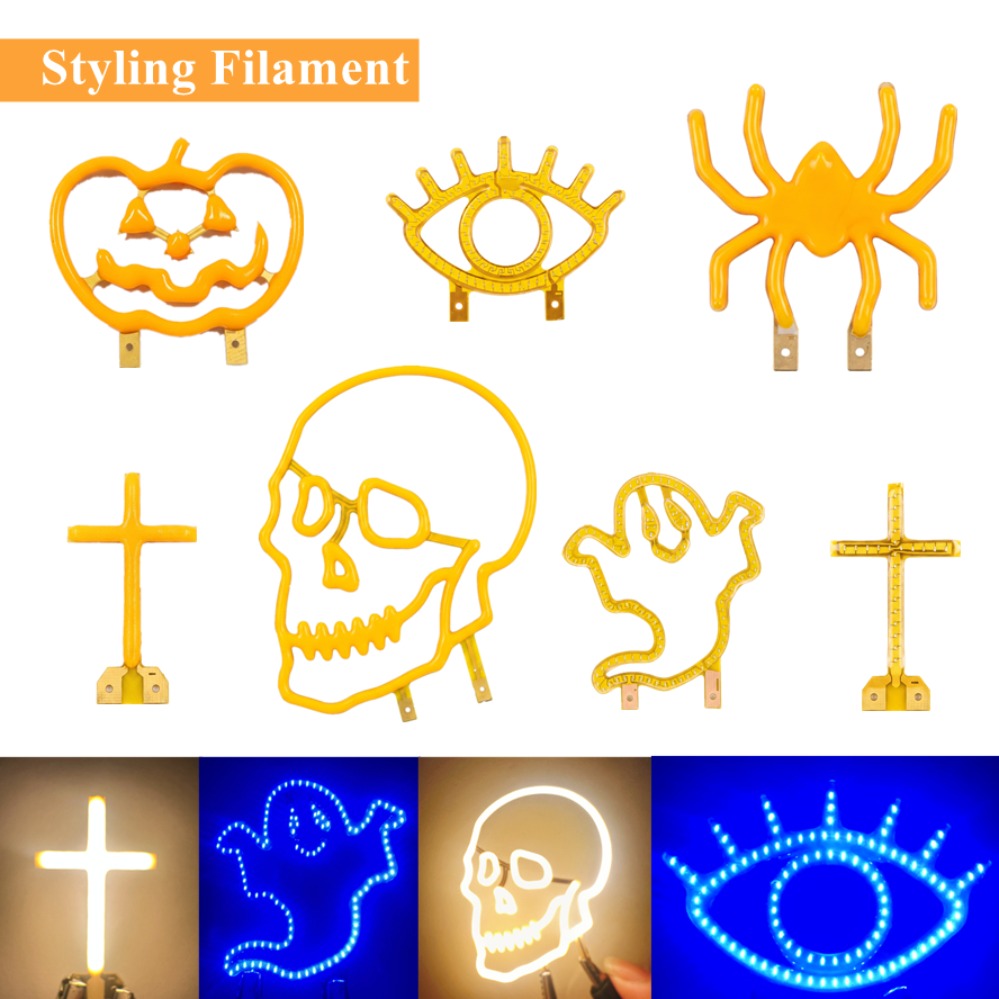 Lighting Tree Decor - 1/2pcs 3V LED Filament Emitting DIY