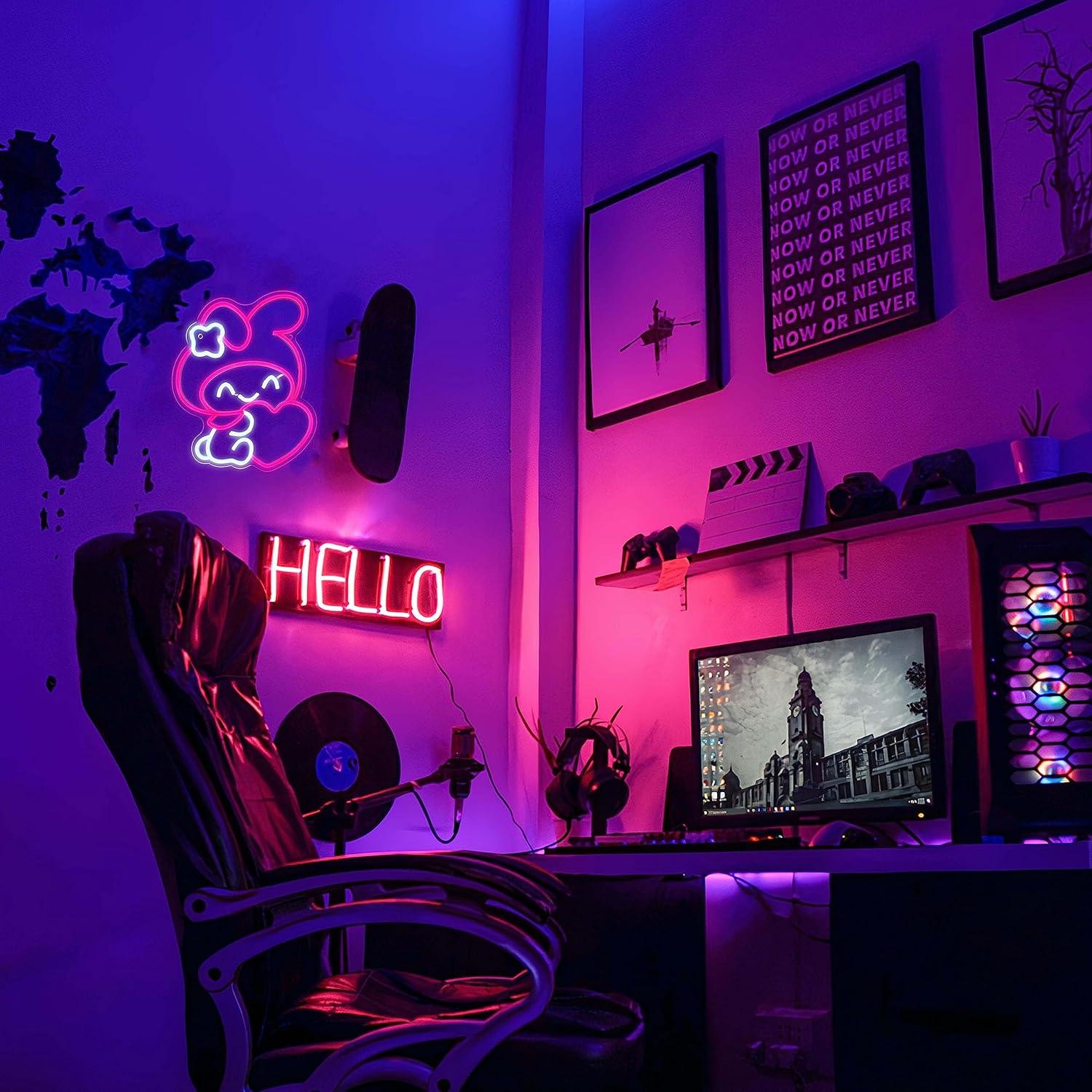 Anime Neon Sign Janpanese LED  - Room Lighting Bedroom Decor review and price
