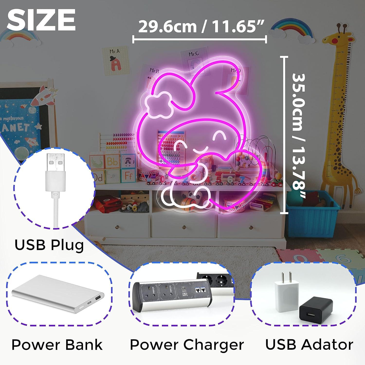 Anime Neon Sign Janpanese LED  - Room Lighting Bedroom Decor review and price