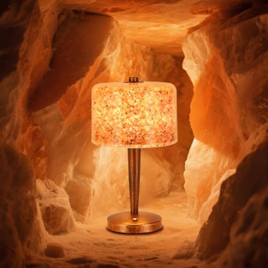 Salt lamp with Touch dimmer Co - Himalayan Salt Lamp review and price
