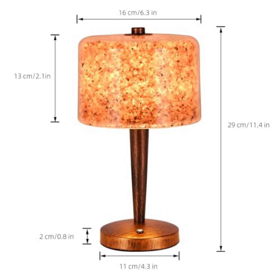 Salt lamp with Touch dimmer Co - Himalayan Salt Lamp review and price