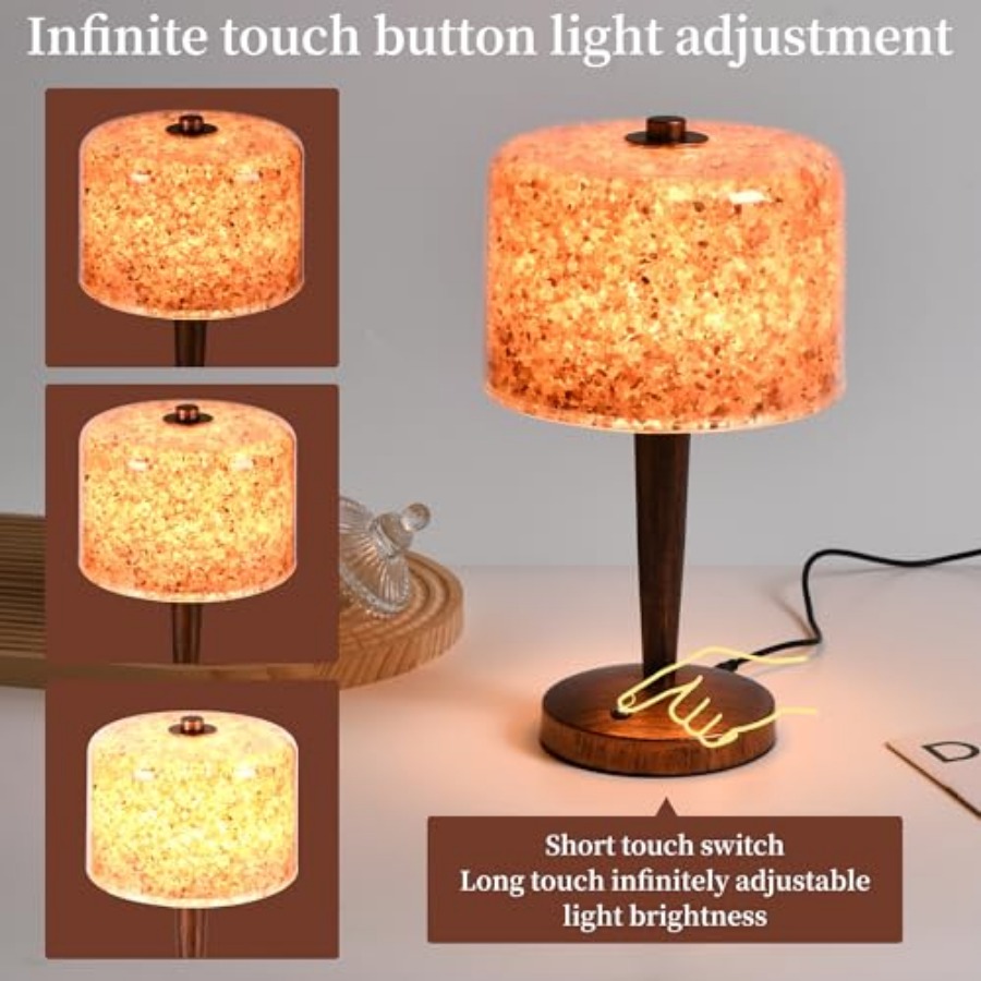 Salt lamp with Touch dimmer Co - Himalayan Salt Lamp review and price