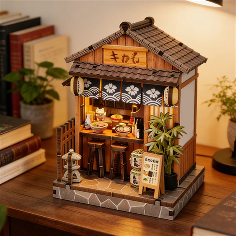 DIY Wooden Mini Casa Japanese  - Japanese Lighting Decor review and price