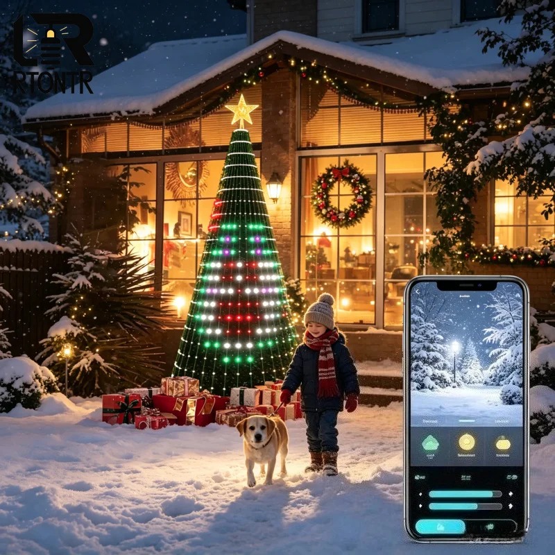 Smart RGB Christmas Tree Toppe - Lighting Tree Decor review and price