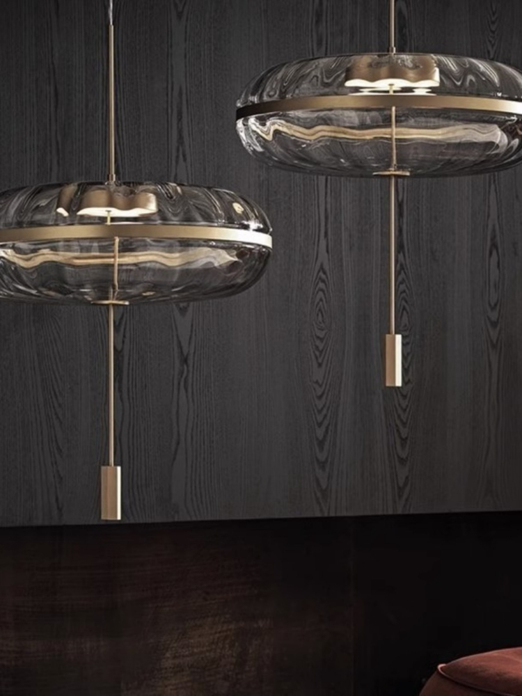 Nordic Postmodern Circular Gla - Lighting Decor Store review and price