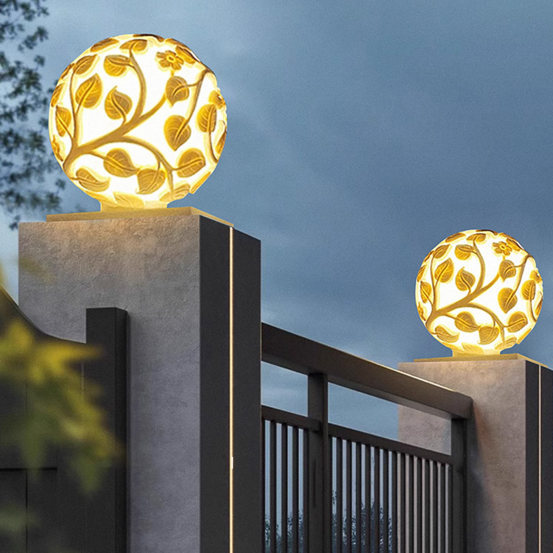 Outdoor column lights solar LE - Garden Lighting Decor review and price