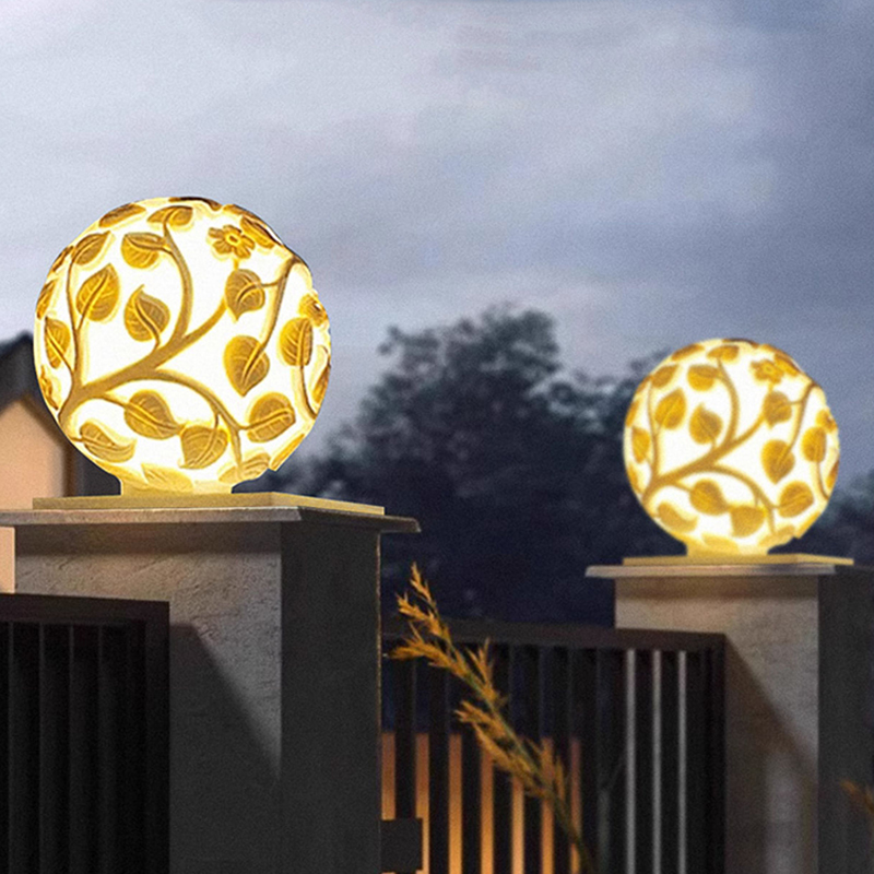 Outdoor column lights solar LE - Garden Lighting Decor review and price