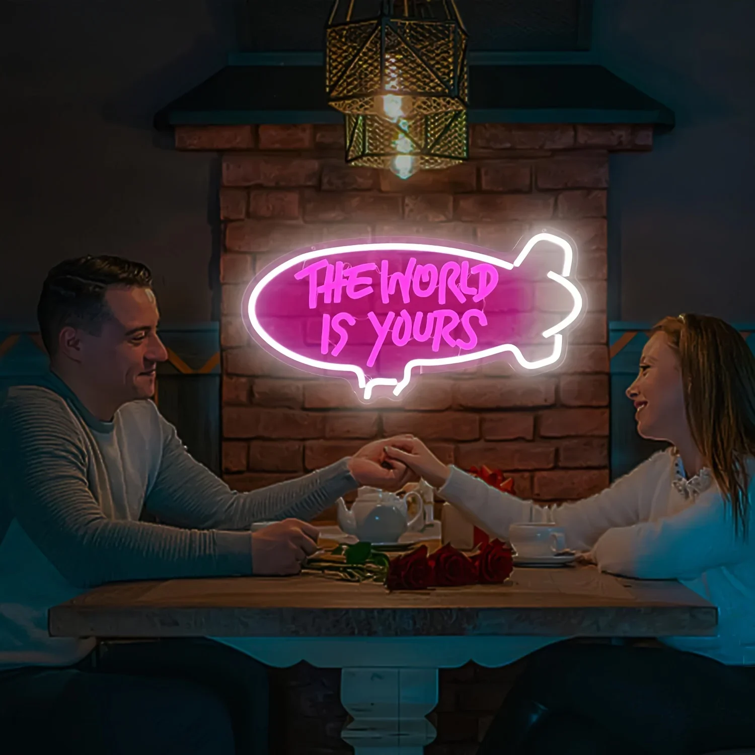 The World Is Yours Blimp Neon  - Lighting World Decor review and price