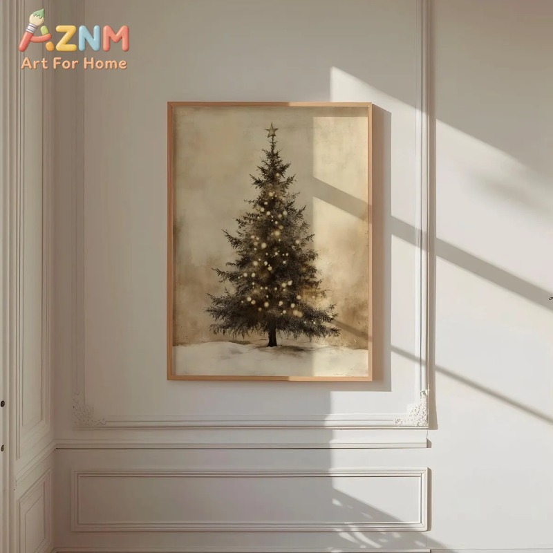 Aged Vintage Christmas Tree St - Lighting Tree Decor review and price