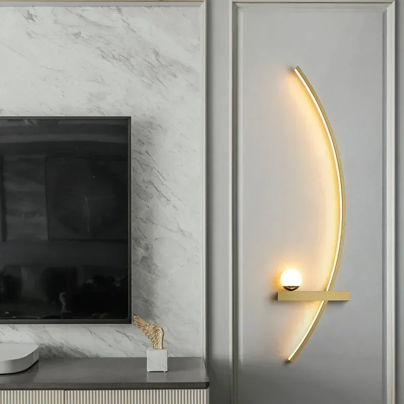 Nordic LED Wall Lamp Stripes W - Home Decor Lighting Manufacturer review and price