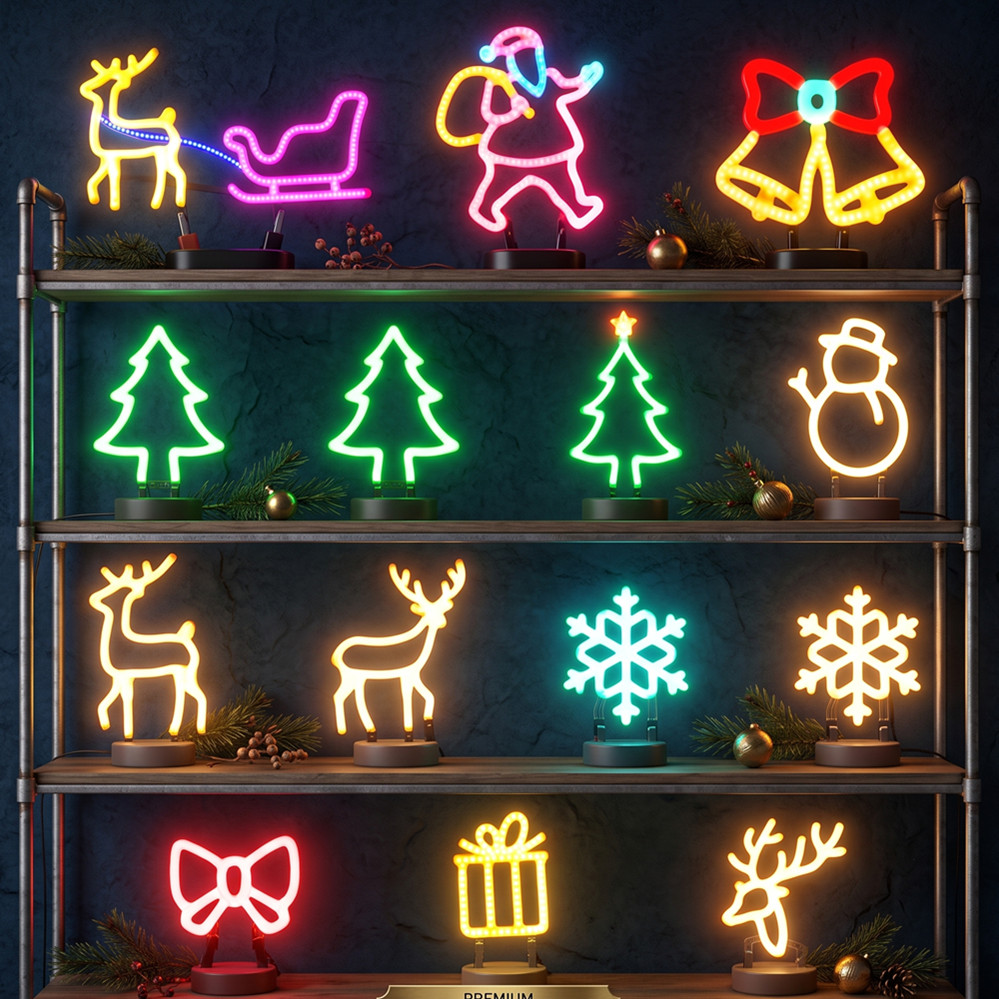 Christmas Decoration LED Neon  - Lighting Tree Decor review and price