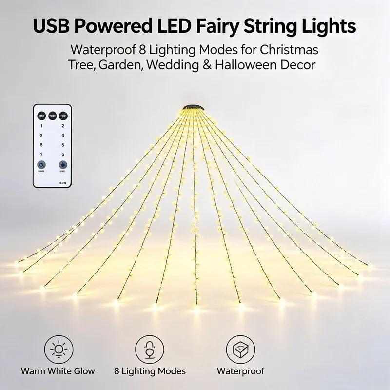 Waterproof USB LED String Ligh - Garden Lighting Decor review and price