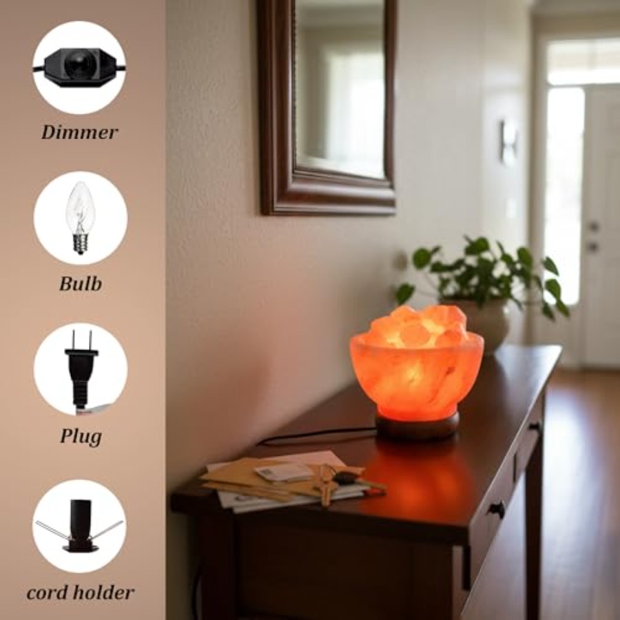 Himalayan Pink Salt Lamp Bowl  - Himalayan Salt Lamp review and price