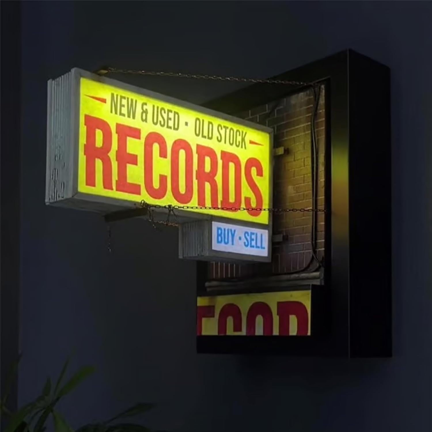 Retro Record Store Wall Light  - Lighting Decor Store review and price