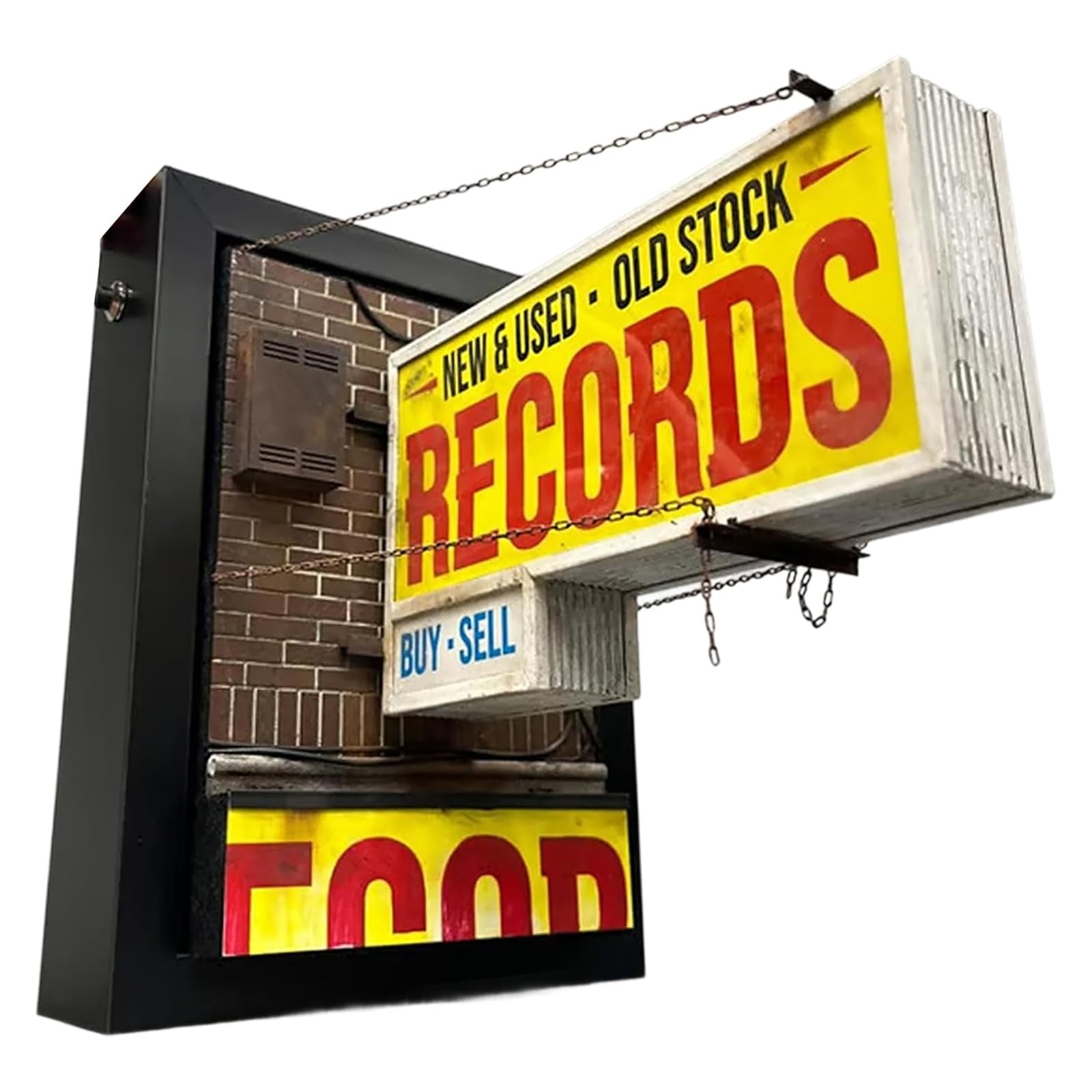 Retro Record Store Wall Light  - Lighting Decor Store review and price