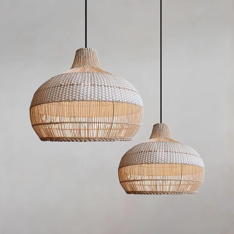 Japanese Wabi Sabi Rattan Weav - Japanese Lighting Decor review and price