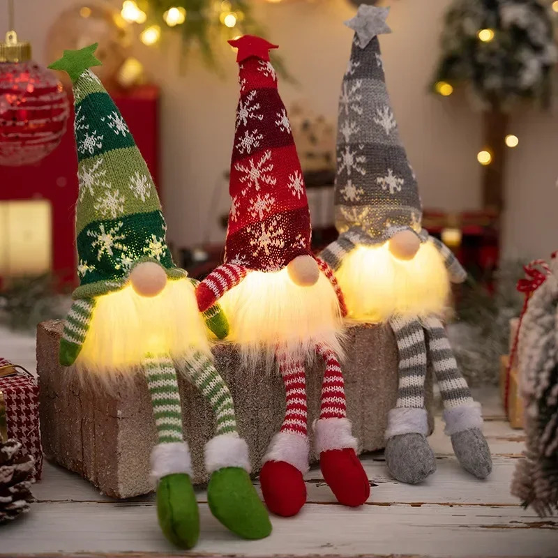 Christmas Faceless Doll Gnome  - Lighting Tree Decor review and price