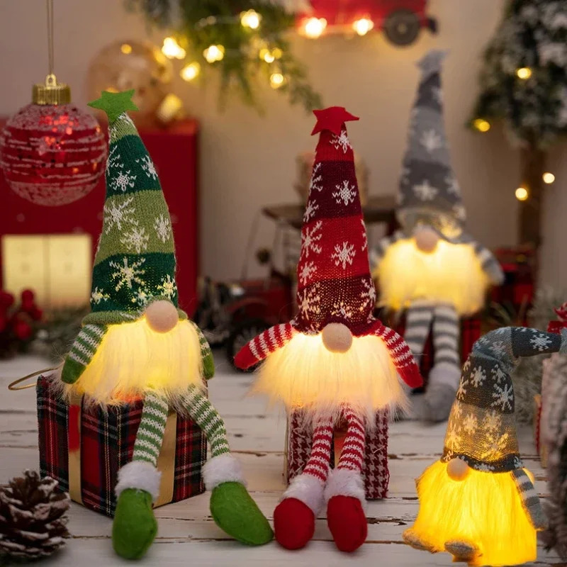 Christmas Faceless Doll Gnome  - Lighting Tree Decor review and price