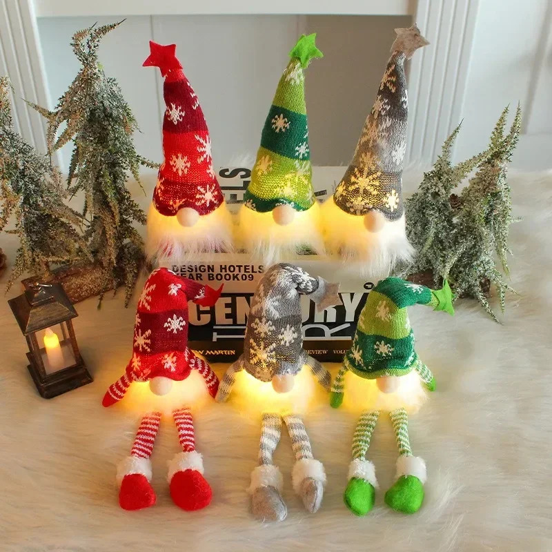 Christmas Faceless Doll Gnome  - Lighting Tree Decor review and price