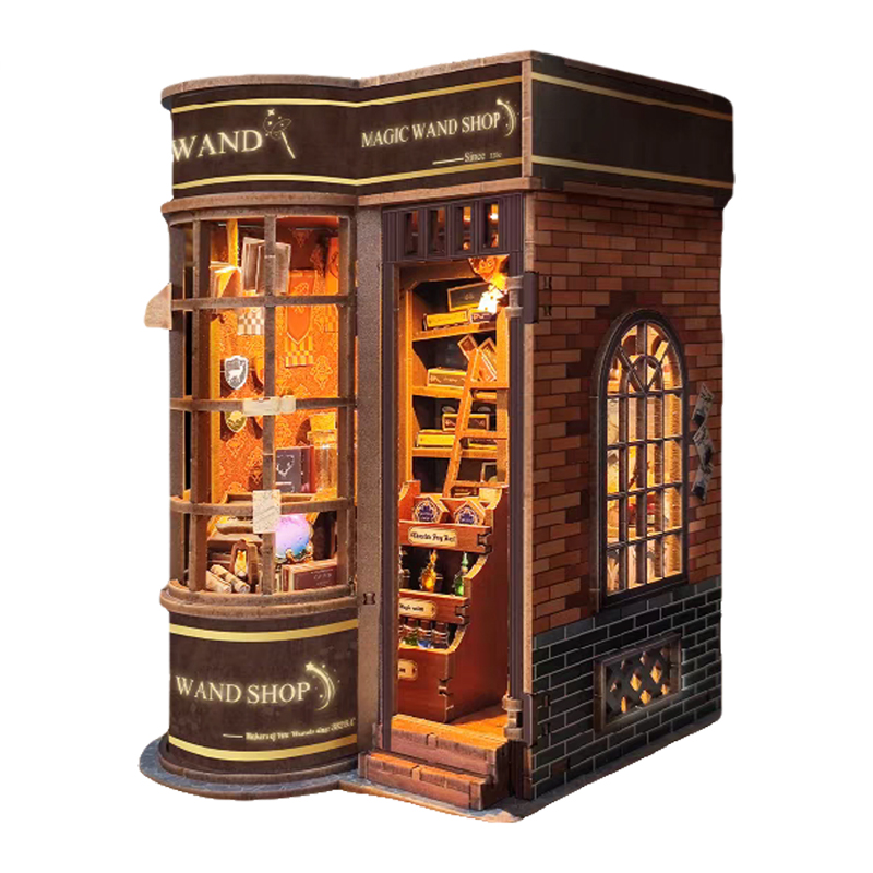 DIY Wooden Book Nook Kit Magic - Lighting Decor Store review and price