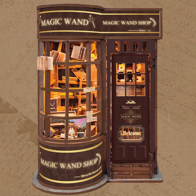 DIY Wooden Book Nook Kit Magic - Lighting Decor Store review and price
