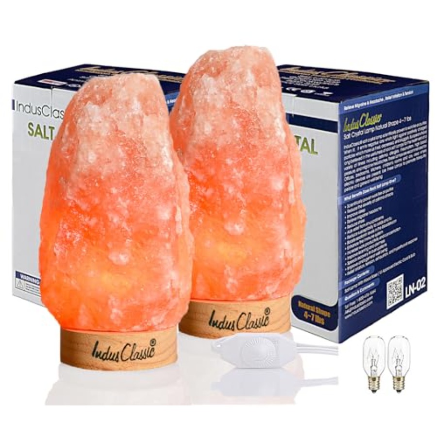 LN-02 Pack of 2 Natural Himala - Himalayan Salt Lamp review and price