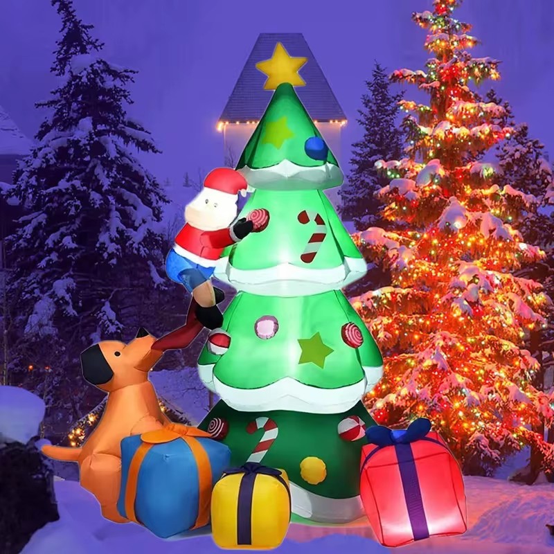 Christmas Tree Inflatable Mode - Lighting Tree Decor review and price