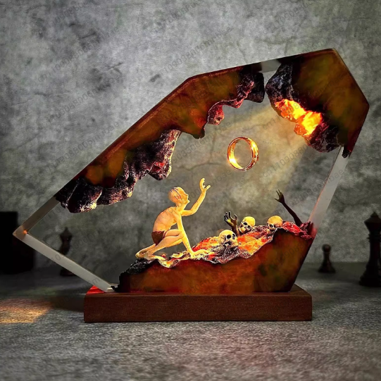 Resin Lamp Unique Room Decorat - Lighting World Decor review and price