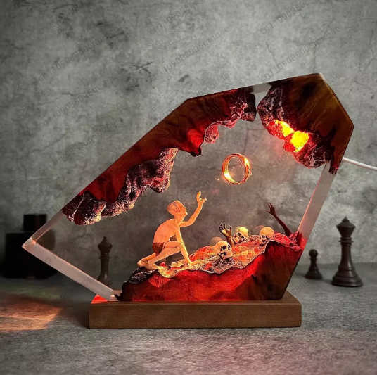 Resin Lamp Unique Room Decorat - Lighting World Decor review and price