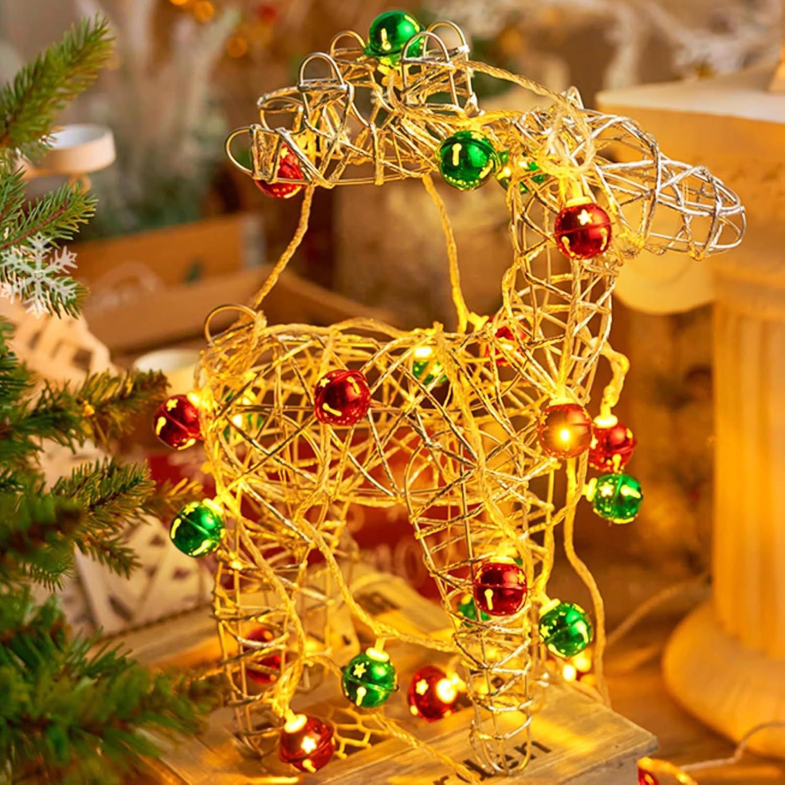 Christmas Bell String Lights B - Lighting Tree Decor review and price