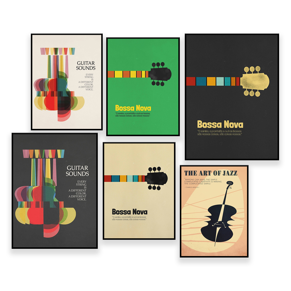 Bossa Nova Poster, Jazz Print, - Nova Decor & Lighting Julestjerne review and price