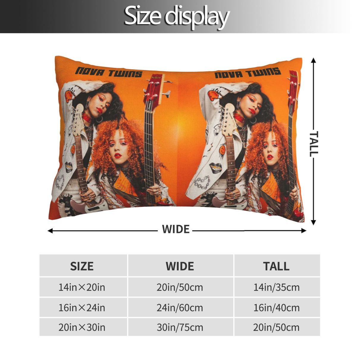 Nova Twins Rectangle Pillowcas - Nova Decor & Lighting Julestjerne review and price