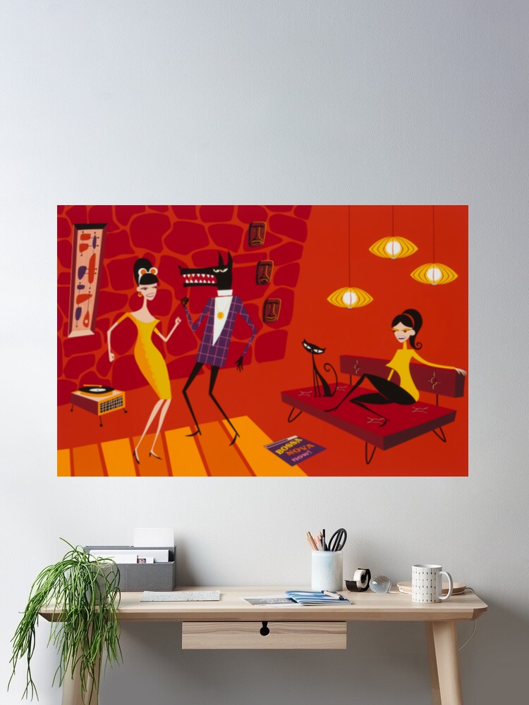 Josh Agle Bossa Nova Now Photo - Nova Decor & Lighting Julestjerne review and price
