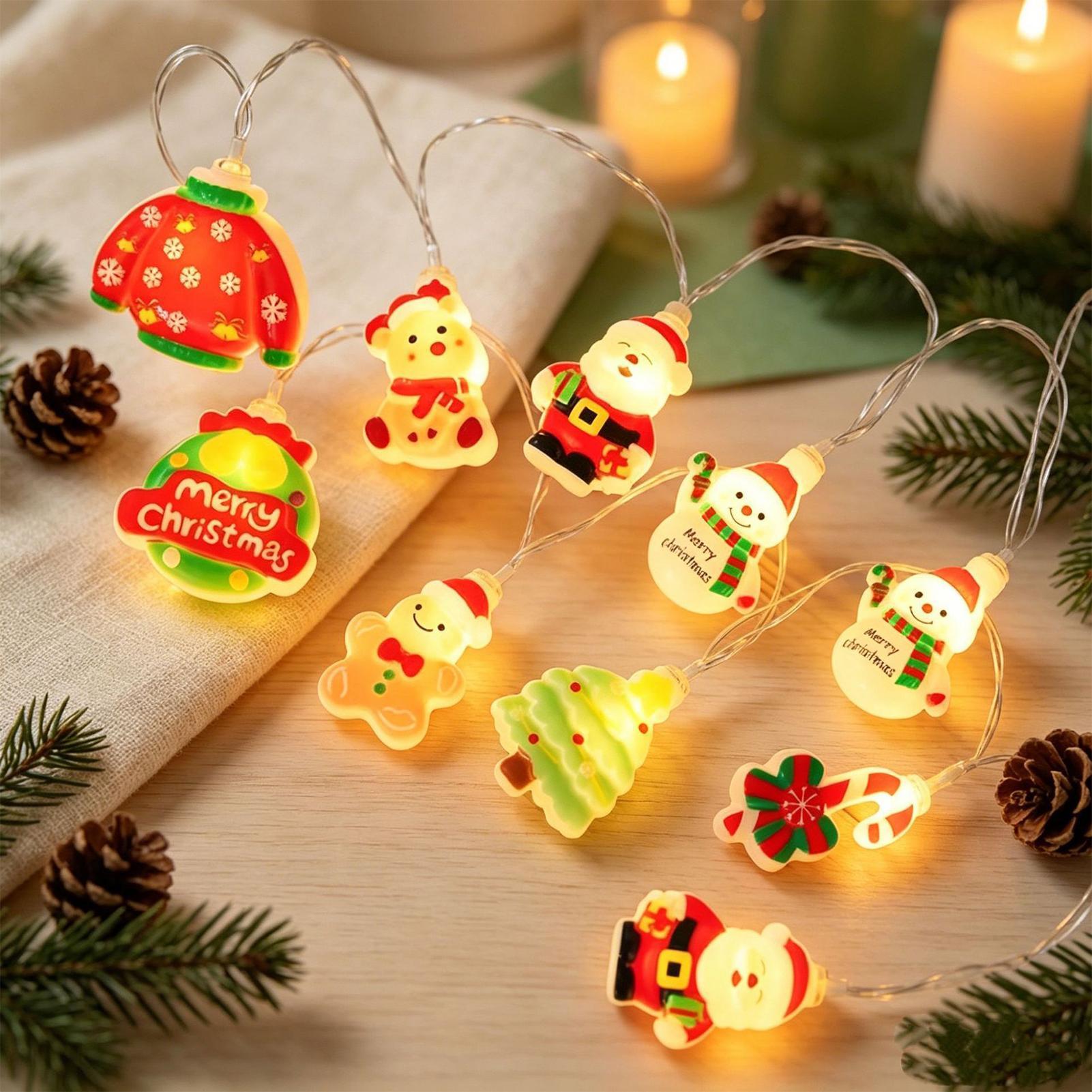 Santa Claus String Light LED S - Lighting Tree Decor review and price