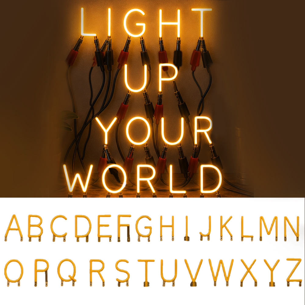 Freely Arrangeable 26 Letters  - Lighting Decor Store review and price